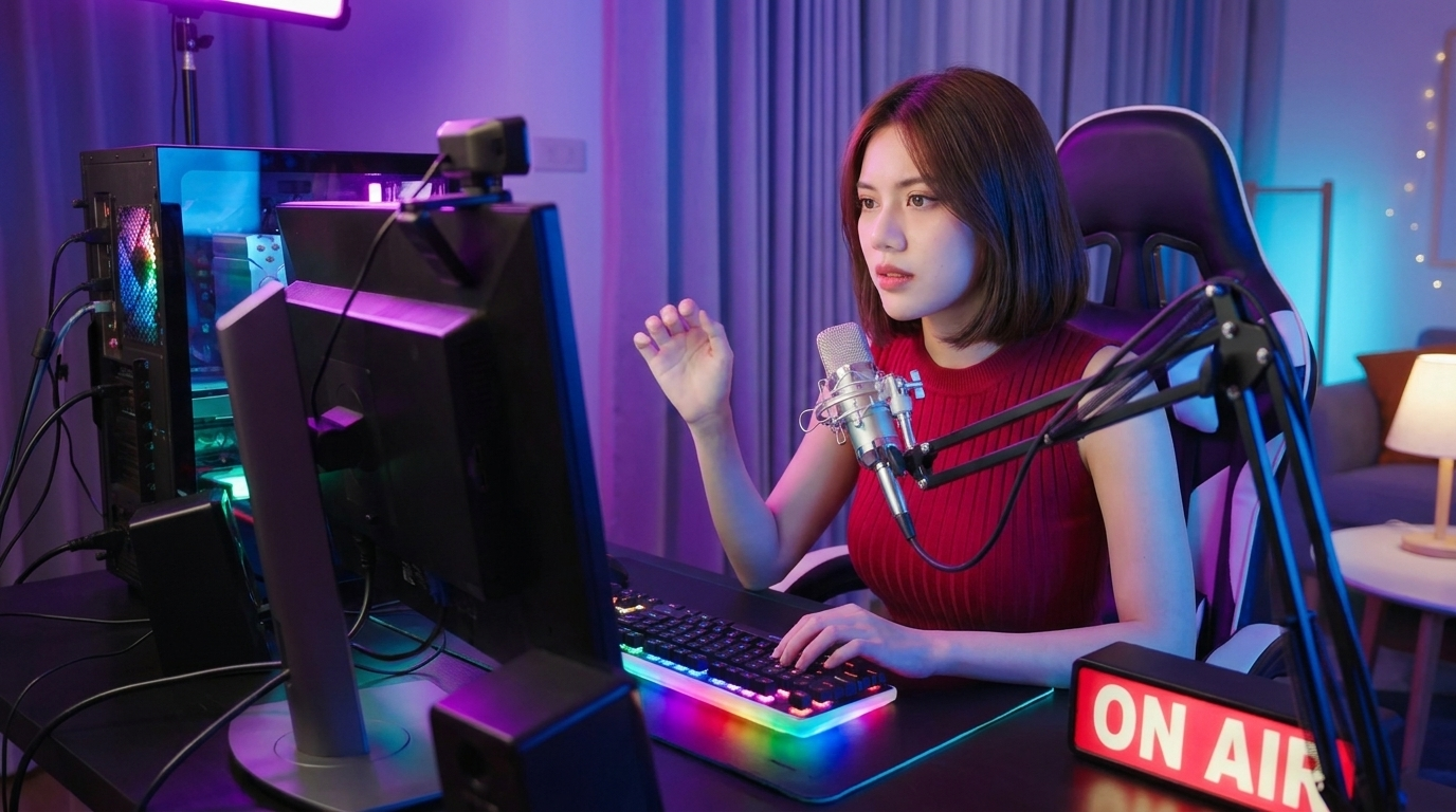 Streamer memakai Patungan Yuk! saat siaran TikTok LIVE